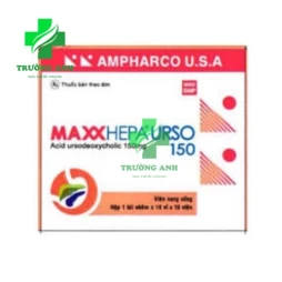 Maxxhepa Urso 150 - Thuốc điều trị sỏi mật, bệnh gan của Ampharco U.S.A